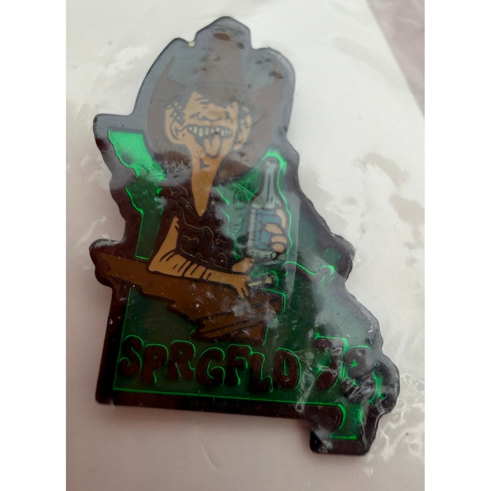 Vintage Steve Morgenstern SPRGFLD 73 Missouri Hillbilly Cowboy Lapel Pin